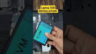 Laptop SSD installation  how to install SSD in laptop shorts laptop ssd evm [upl. by Disharoon]