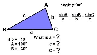 PreCalculus  Trigonometry The Law of Sines 1 of 15 Definition [upl. by Also469]