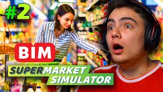 BİM MARKETLERİ BÜYÜYOR   Supermarket Simulator 2 [upl. by Anehs]