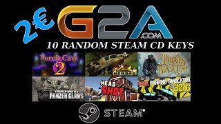 10 RANDOM STEAM CDKEYS FÜR 2 EURO [upl. by Weatherby]