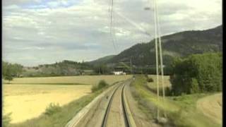 Trains Norway Oslo to Honefoss CabRide dTV SVCD [upl. by Acceb507]