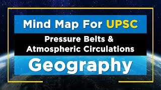 MindMaps for UPSC  Pressure Belts amp Atmospheric Circulations Geography [upl. by Airebma]