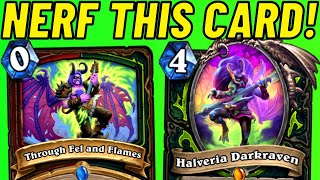 This 0 Mana Spell Has BROKEN Hearthstone [upl. by Shadow]