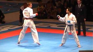 Karate World Championship 2002  Final Kumite Team Male England Vs Spain  Fight 1 [upl. by Dahraf]