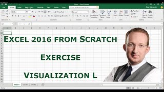 Excel 2016 from Scratch Exercise  Visualization L [upl. by Nnaeinahpets]