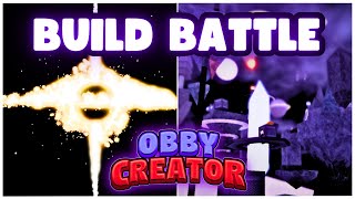 I Hosted An Obby Creator BUILD BATTLE Again Space Themed [upl. by Emogene]