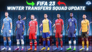 2223 Winter Transfers Squad Update V1 For FIFA 23  Tutorial  TU5 [upl. by Gnouhp]