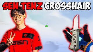 SEN TenZ OFFICIAL 2023 Valorant Crosshair aka AIMBOT 💀 [upl. by Rapsac]