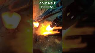 GoLD MELT PROCESS jewelry jewelleryringgold goldaccessories ring viralvideo [upl. by Nelie]