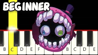 La La La Meme Song TADC The Amazing Digital Circus  Fast and Slow Piano Tutorial  Beginner [upl. by Jezabel]