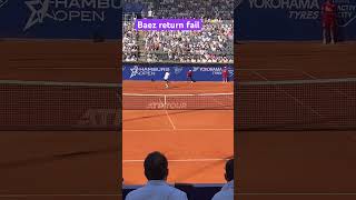 Sebastian Baez return of serve vs Arthur Fils in Hamburg ATPTour tennis [upl. by Senzer]