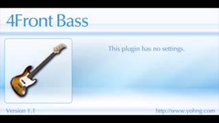 Free VST Bass by 4Front [upl. by Eedrahs834]