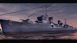 World Warships Combat 1 Stage 1 Des Typ  Yukikaze [upl. by Kaule753]