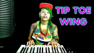 RIFF RAFF  TIP TOE WING IN MY JAWDINZ Piano Cover by Hair Jordan [upl. by Hafeenah59]