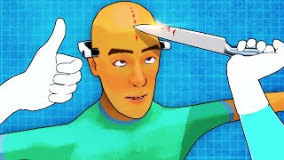 Brain Surgery with a Kitchen Knife VR Surgeon [upl. by Letsou980]