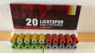 Umarex Lichtspur Knallpatronen  Pyro Knallpatronen  Umarex Vogelschreck [upl. by Lohrman]