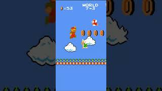 🎮 Super Mario Bros 1985 World 73 The Lava Surf 🌋🏄‍♂️✨ SuperMarioBros GamingShorts RetroGames [upl. by Nolrak]