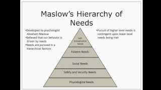 Maslows Hierarchy of Needs [upl. by Barkley]