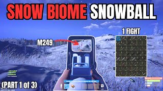 Snowballing In The Snow  Rust Console Movie Part 1 [upl. by Thorlay]