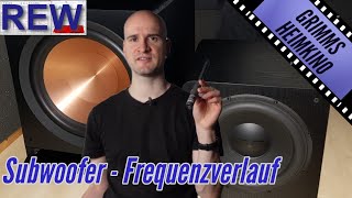 REW Subwoofer  Frequenzverlauf optimieren [upl. by Anahcra]