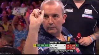 Phil Taylor  All Televised Nine Dart Finishes [upl. by Sedruol260]