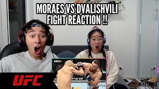 WHAT A COMEBACK  Marlon Moraes vs Merab Dvalishvili FULL FIGHT REACTION  UFC 266 [upl. by Dew]