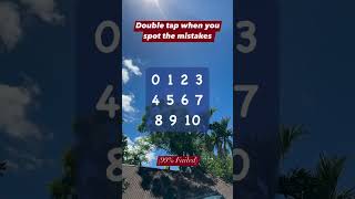 find the mistakes brainteaser search find quiz canyoufindtheanswer [upl. by Carolynn]