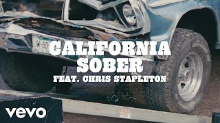 Post Malone  California Sober Lyric Video ft Chris Stapleton [upl. by Rafa]