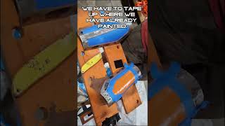 Day 95 of Making Steel Mandalorian Armour  Finishing the Shins mandalorian starwars wip diy [upl. by Adelaide]