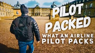 PILOT PACKED Everything I take on an international trip [upl. by Aset]