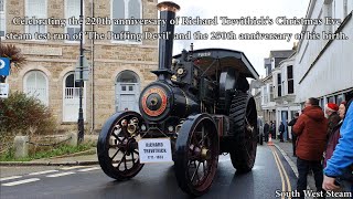 Celebrating the 220th anniversary steam test of Richard Trevithicks invention The Puffing Devil [upl. by Hsinam]