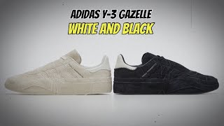 adidas Y3 Gazelle White and Black [upl. by Enerehs]