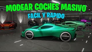 COMO MODEAR COCHES MASIVO FACIL CAR TO CAR EN GTA V ONLINE  AFTER PATCH GTA 5 ONLINE [upl. by Zima]