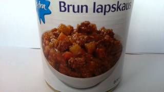 Xtra Brun Lapskaus Canned Stew [upl. by Essa587]