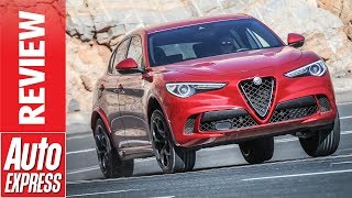 New Alfa Romeo Stelvio Quadrifoglio review  can it really beat the Macan Turbo [upl. by Nilson]