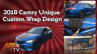 2018 Camry Unique Custom Wrap Design Project Project 398 [upl. by Itsirhc]