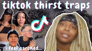 Reacting to tiktok THIRST TRAPS [upl. by Annatsirhc]