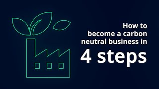 How to become a carbon neutral business in four steps [upl. by Ibmab]