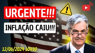 🔴🔴🔴 HOJE É O GRANDE DIA PARA O MERCADO CRIPTO  INFLAÇÃO CAIU btc bitcoin halving fed [upl. by Parshall]