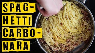 Spaghetti Carbonara  Nahrhaft [upl. by Htepsle541]