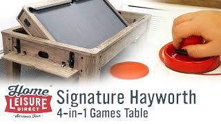 Signature Hayworth 4in1 Games Table [upl. by Ainoek]