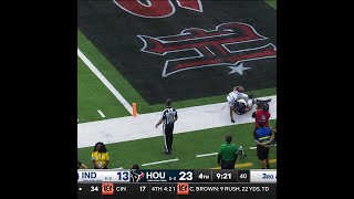 Josh Downs with a spectacular catch for a 24yard Gain vs Houston Texans [upl. by Gretta412]