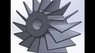 Tuto 9  SolidWorks création dun ventilateur [upl. by Raleigh]