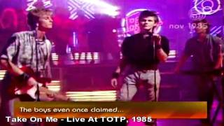 Aha  Take On Me  Live At TOTP 1985 HD [upl. by Ashbaugh]