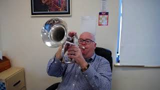 Great playing Vintage Couesnon Flugelhorn for sale at ACB [upl. by Adnotal]