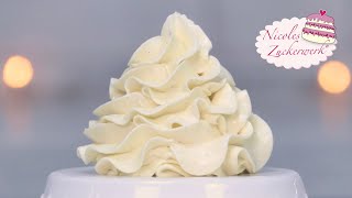 Italienische Meringue Buttercreme I Basic für eure Torten I von Nicoles Zuckerwerk [upl. by Aehsan]