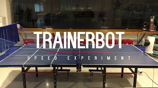 Trainerbot Perform Fast Speed Experiment At 06 Second Interval Early Prototype [upl. by Eemaj]