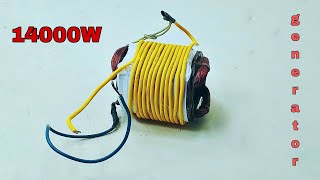 free energy generator 230V 14000W big transformer electricity Light Bulb energy generator ideas [upl. by Seni]