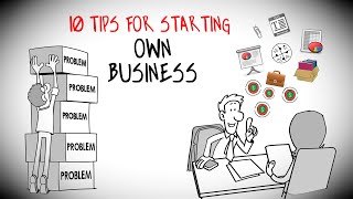 10 Tips for Starting your Own Business  Must Watch [upl. by Latsyrk]