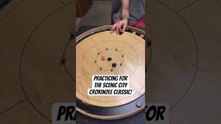 Practicing for the Scenic City Crokinole Classic [upl. by Hanshaw]